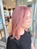 マリーインターナショナル 浦添店(MARIE INTERNATIONAL)&nbsp;ペールピンクホワイトブリーチピンクベージュハイトーン