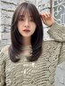 【メンテナンスに♪】前髪縮毛矯正+シャンプーブロー