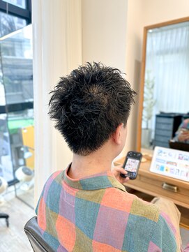 セイドット フクオカ(Say.FUKUOKA) 【メンズ★大名】スパイキーショート×無造作スタイル×パーマ