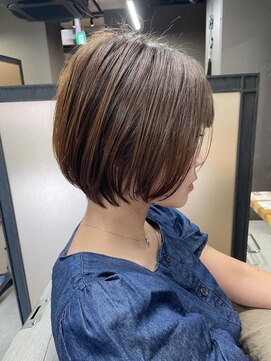 ナナ なかもず店(nana) ナチュラルショートボブ