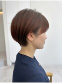 似合わせカット/ショートボブ/小顔ヘア/メルティカラー/くせ毛