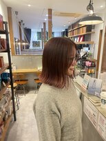 シモン(SIMON)&nbsp;ピンクベージュボブ/半田/知多/半田美容室/知多美容室