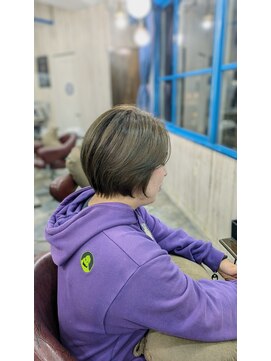 ヘアリゾートエーアイ 浅草店(hair resort Ai) ショートボブ/グレーアッシュ