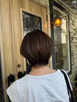 チョコレート(chocolate) 髪質改善大人可愛い20代30代40代50代ショートボブ