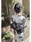 浴衣着付け、ヘアアレンジ/カチモリヘア