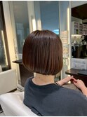 ボブ×髪質向上アディクシーカラー