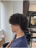 波巻きパーマ　シャドウパーマ　ウルフパーマ　海老名パーマ