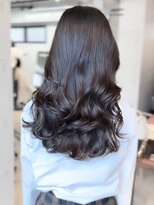 エインアンリー 明治神宮前(AIN.ANLY.)&nbsp;◎デジタルパーマミディアムヘアコテ巻き風パーマ縮毛矯正韓国風