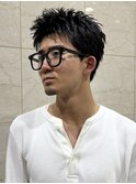 men'sスパイキーショート