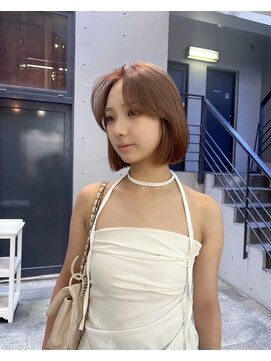 メラク(Merak) 韓国風レイヤーボブ【渋谷/表参道/Merak/髪質改善/縮毛矯正】