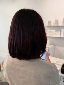 アコロン 武蔵小杉(acoron.) 【武蔵小杉】深みレッドの艶ロブ