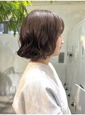 ミディアムパーマデジタルパーマボブパーマ表参道ボブパーマ