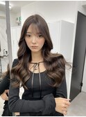 大人ブラウンカラー/秋カラー/韓国ヘア/髪質改善
