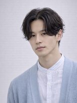 ハレ ヘアサロン(Hale hair salon) Hale刈り上げセンターパートフェザーパーマニュアンスパーマ原宿