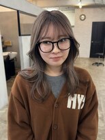 ヘアーワークスヴィクサス 諫早店(HAIR WORKS VIXUS)&nbsp;【持永 早紀子】ミルクティーカラー