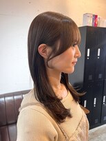 ヴィップルーム(viproom)&nbsp;ツヤ髪スタイルブルージュマッシュウルフイヤリングカラー