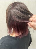 インナーピンクカラー【TELA HAIR 石岡】