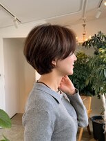 サン 白金台(SUN)&nbsp;前髪長めフレンチショートボブ白金目黒