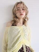 エヌ トーキョー(enu TOKYO)&nbsp;レイヤーカット　ミディアム　ブリーチ