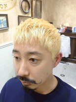 ルドローブラントオオサカ(LUDLOW BLUNT Osaka) 【LUDLOW BLUNT】ハイトーン金髪 クロップヘア
