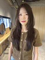 ジュベ(juve.) 大分ミディアムロング顔周りレイヤーカット髪質改善カラー