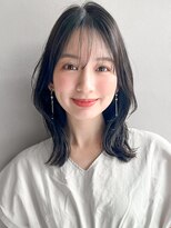 リヤン 表参道(lyann) 愛されセミディワンホンレイヤーデジタルパーマサイドバング