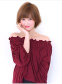 ワンカールショートボブ☆ナチュラルベージュ