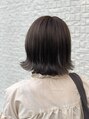 アグ ヘアー アレン 豊科店(Agu hair allen)&nbsp;切りっぱなしボブ×グレージュです。定番でオススメです。