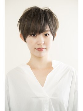 アームスヘアー(ARMS HAIR) くびれショート×ダークアッシュ