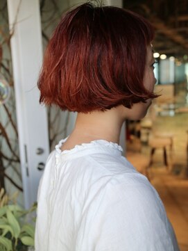 ランド(LAND) orange beige bob