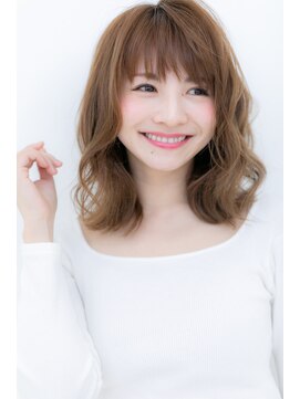 モッズヘア 越谷(mod's hair) オンブレルーズな無造作カール*抜け感セミディY越谷20代30代40代