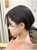 【スッキリした大人カジュアルショート】
