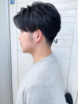 オーシャン(Ocean) ［OCEAN　Hair&Life]韓国マッシュ☆ツーブロックショート☆