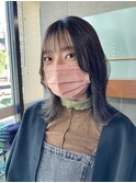 ▲天使の羽バングで小顔セミディ▲