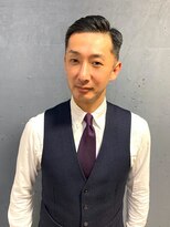 ロバーツ 国立(ROBERTS)&nbsp;メンズ七三フェードスタイル<理容室><国立/国立駅/メンズ>