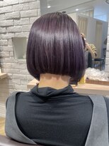 エヌプラス(N+)&nbsp;くびれヘアアプリコットオレンジ夏ハイライトカラー
