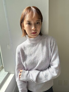 ヴェイン 渋谷(vain) 外ハネボブ×オレンジブラウン