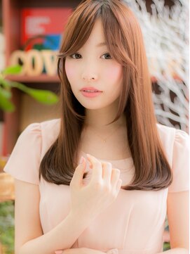 カバーヘア イヴ 戸頭店(COVER HAIR EVE) 大人かわいい暖色系カラー小顔ワンカールc5戸頭20代30代40代