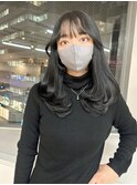 【myonsil 山田】韓国風レイヤーカット/ブルーブラック