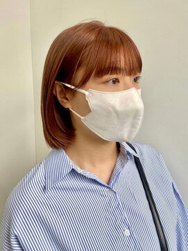 マザー(MOTHER) ダブルカラーオレンジベージュカラーケアブリーチ韓国ハイトーン