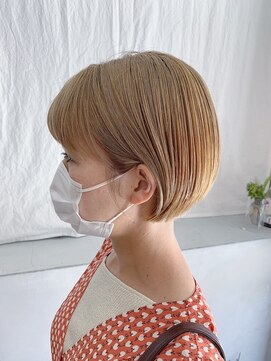 ニカイ(NIKAI.) 【ペールベージュ】丸みミニボブ