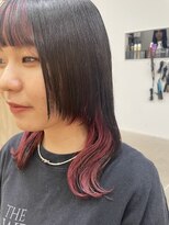 ワンバイワン(One×One)&nbsp;【花菜】インナーボルドーカラー