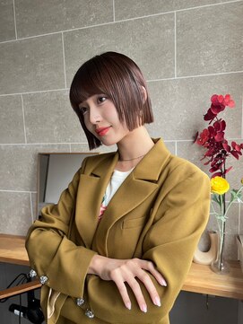 サンド 鹿児島中央(sand) 黒髪/グレーベージュ/レイヤーロング/前髪パーマ[鹿児島中央駅]