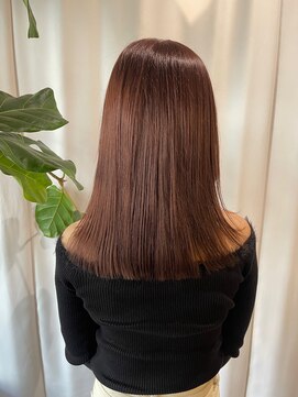 ゼストカロン(ZEST Kalon) 【椋井アノ】こっくりまろベージュ×毛先ぷつっとCUT