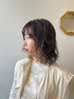 プラスヘアー(plus HAIR) 【廣瀬】ニュアンスパーマ×ボブレイヤー
