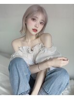 オリジンズヘアーセカンド 守谷店(Origins hair 2nd)&nbsp;ミルクティー系ベージュカラー×BYKARTE TR