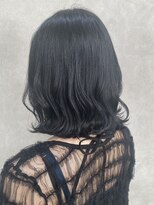 ルノン フィージュ(LUNON fieju)&nbsp;地毛風カラー/ブルーブラック/フェイクブラック