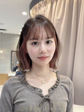 ロンドミラー 博多店(Lond Mirror) ブリーチカラー/ベージュカラー/ケアブリーチ/髪質改善/ボブ