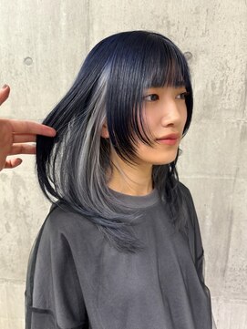 ニューワン バイ ネイバー 立川(Newone by neighbor) レイヤーカットナチュラルハイトーンデザインカラー[立川駅]