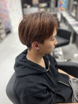 カーニー 錦糸町(kearny)&nbsp;メンズ　オレンジブラウン　カッパーグラデーションカラー